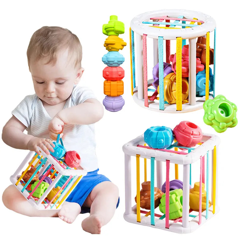 Blocs colorés de différentes formes – Jouets éducatifs