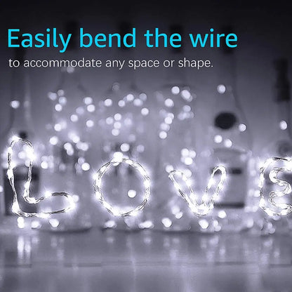 Copper Wire LED Fairy Lights for Home Decor