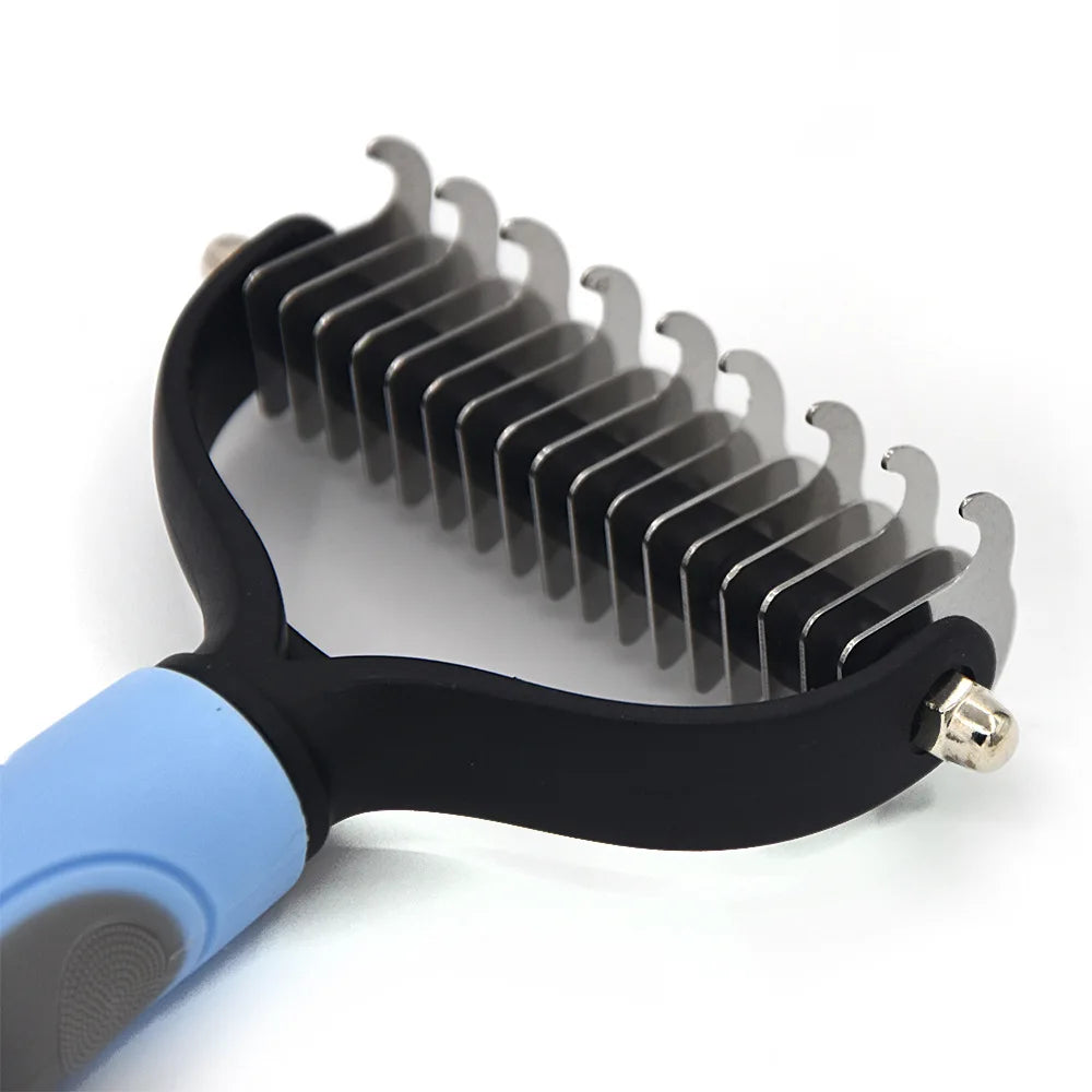 Pet Double Hair Cleaning Remover Head Knife