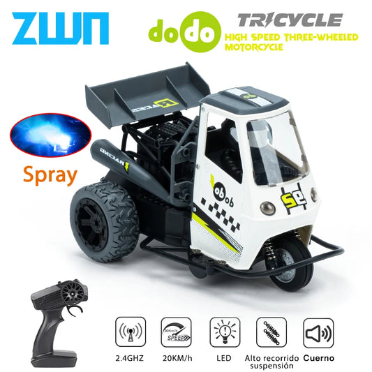 ZWN S915 High-Speed Electric RC Three-Wheel Motorcycle