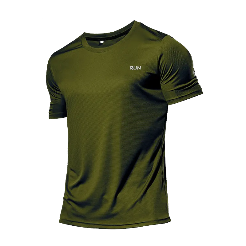 Kurzarm-T-Shirt für Herren zum Laufen und Fitnessstudio