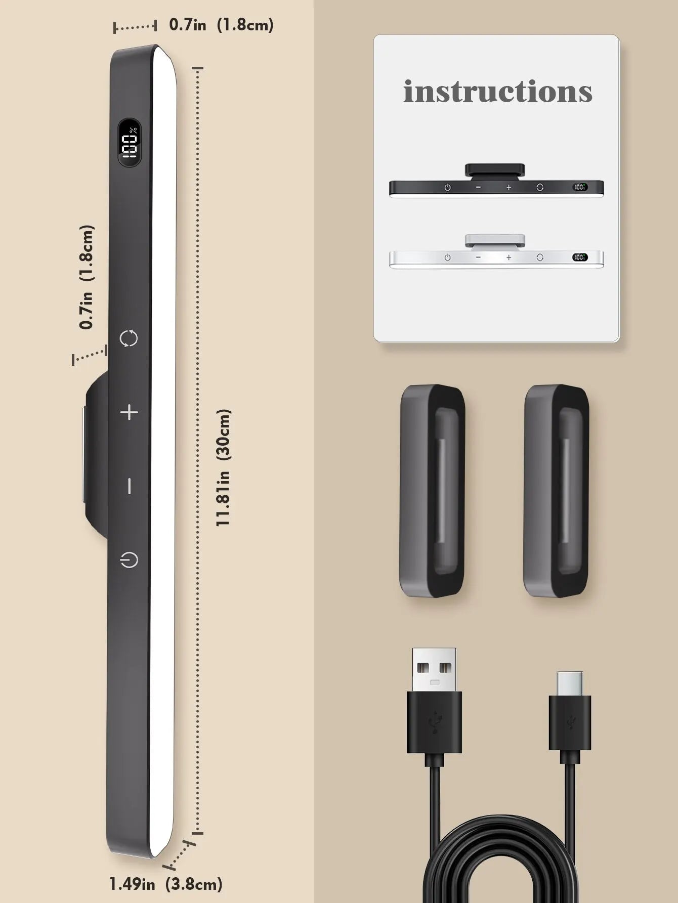 Magnetic LED Touch Desk Lamp