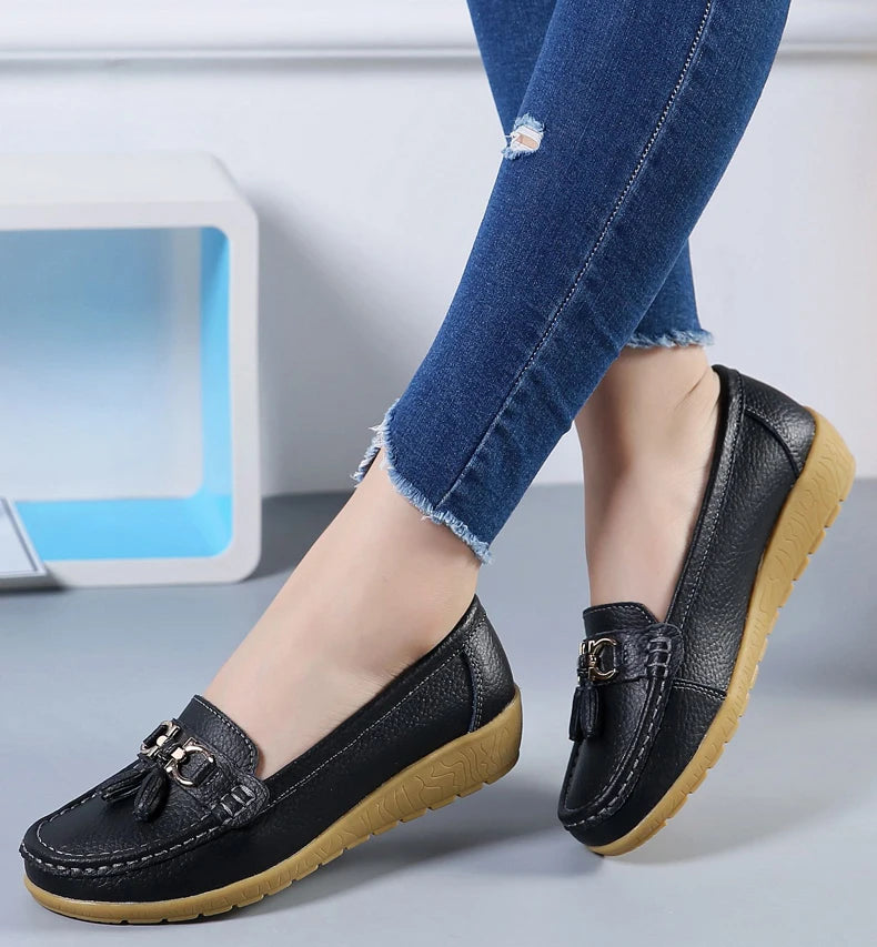 Mocassins décontractés à enfiler pour femmes