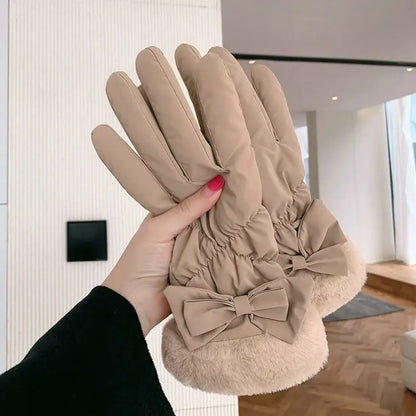 Gants de cyclisme imperméables d'hiver à écran tactile