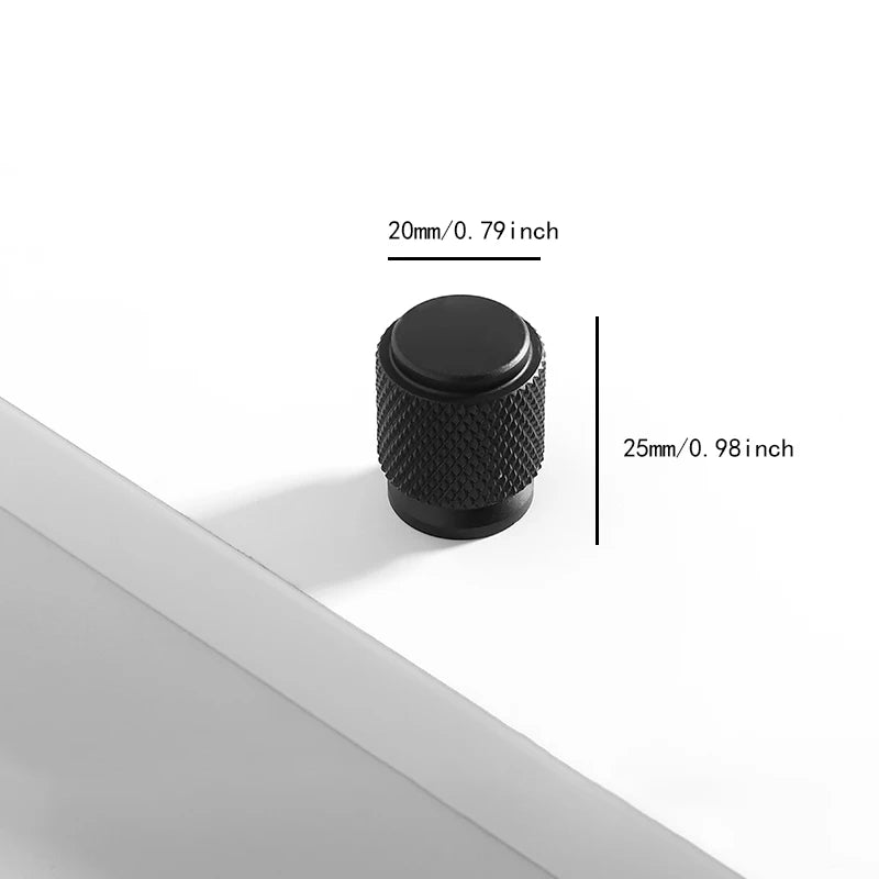 Minimalist Single Hole Round Cabinet Knobs