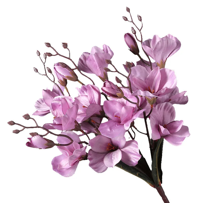 High-Quality 5 Forks Magnolia Artificial Bouquet