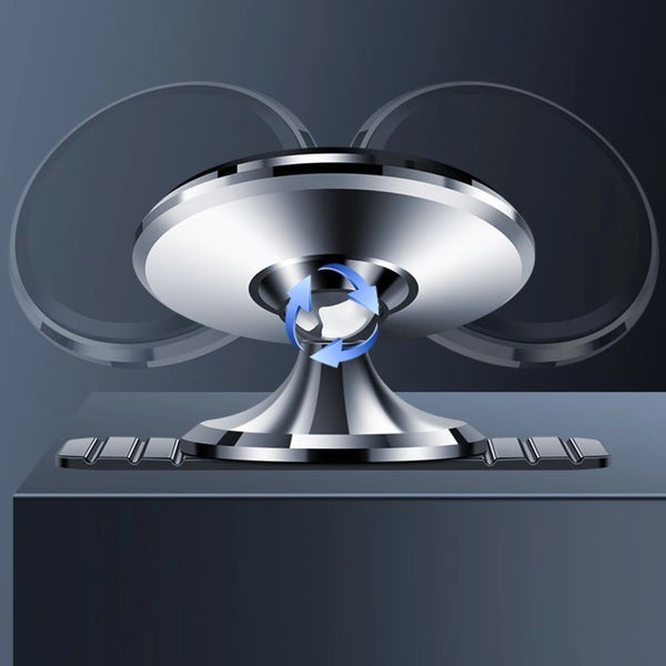Support magnétique pour téléphone portable, rotation à 360°