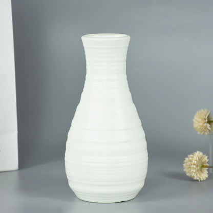 Vase à fleurs en plastique moderne Décoration de maison nordique