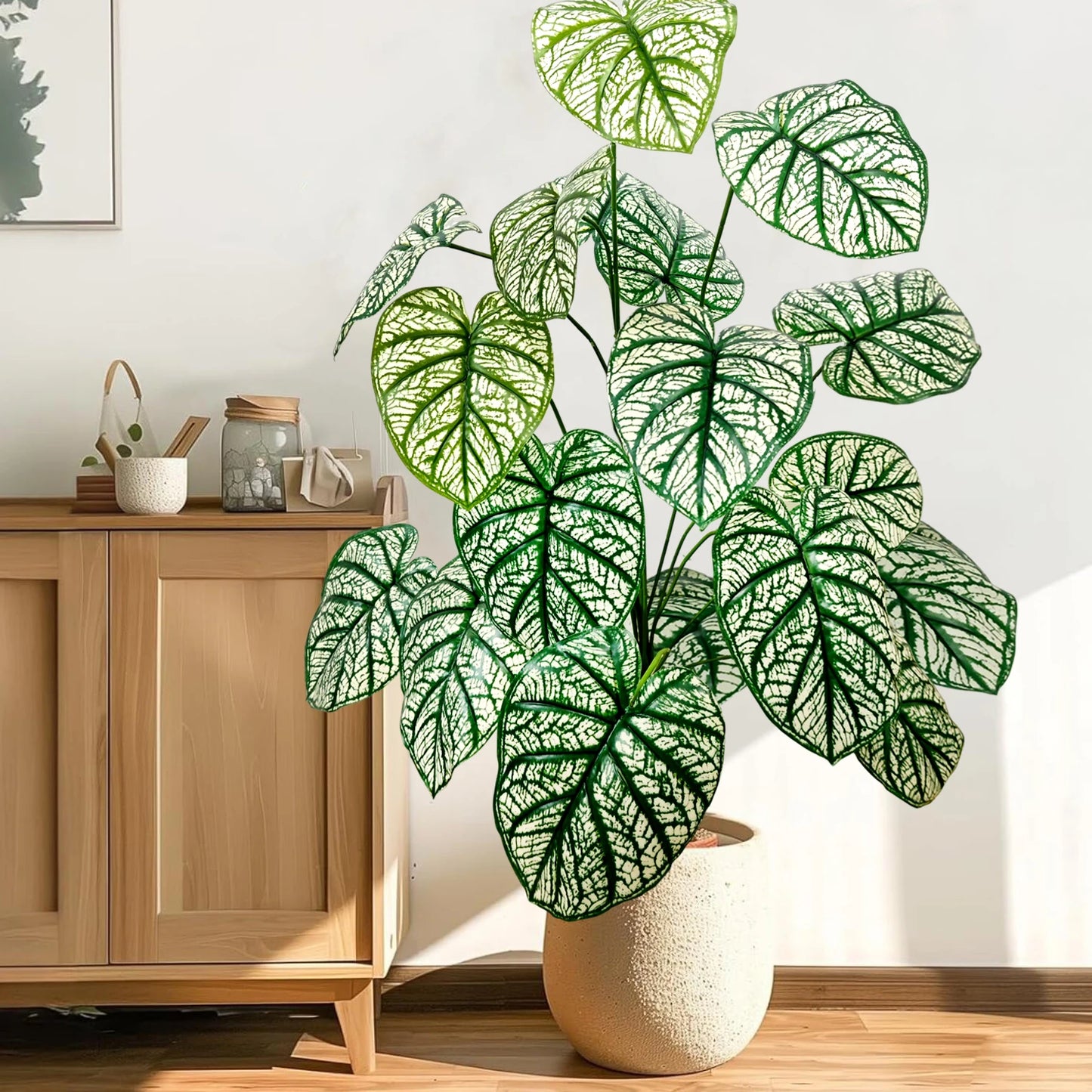 100 cm künstliche Monstera Pothos Alocasia Dekoration