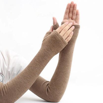 Manches longues en cachemire pour femme