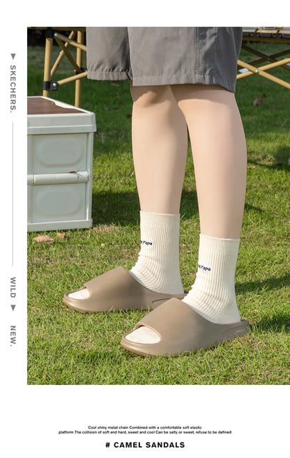 2024 Summer Men's Slides Brand Men Women Slippers Indoor Orginal Unisex Sandals Casual Shoes EVA Flip-flops Beach Women Sandals