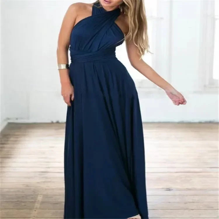 Sexy Maxi-Club-Kleid für Damen – langes Bandage-Party-Swing-Kleid