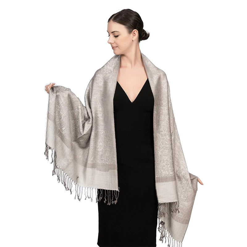 Poncho de voyage de luxe en cachemire – Enveloppements d'hiver chauds