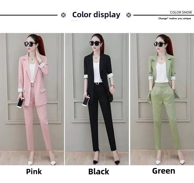 Women's Elegant High-End Feel Small Jacket 2-Piece Set