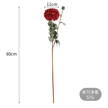 Accessoires de studio de fausses fleurs de dahlia marguerite d'automne