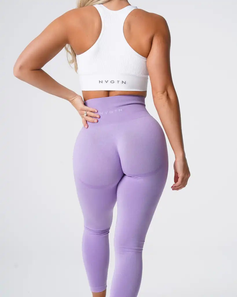 NVGTN – Gefleckte, nahtlose Leggings aus Lycra-Spandex