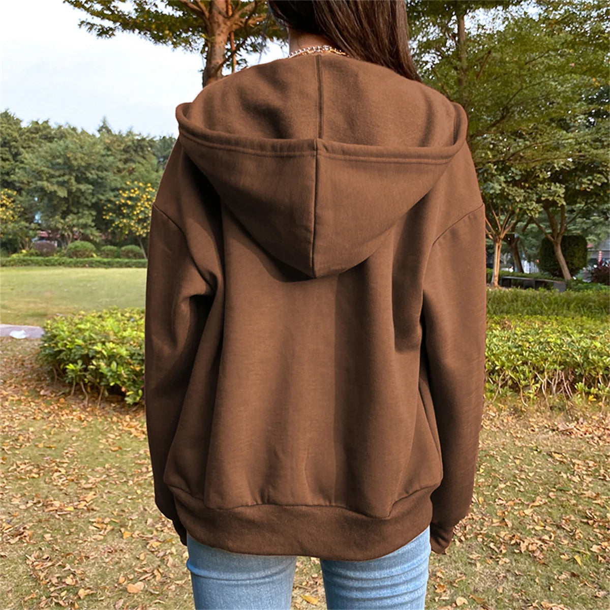 Schicker Fleece-Hoodie für den Herbst für mühelosen Style