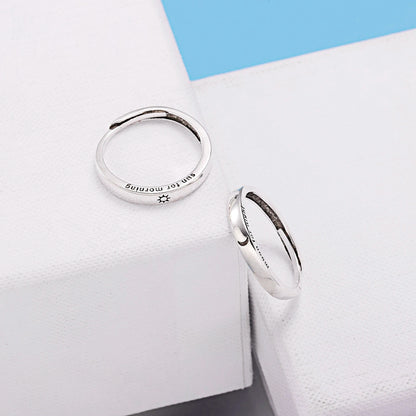 2Pcs Simple and Elegant Moissanite Platinum Wedding Rings