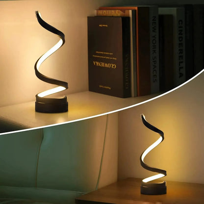 Nightstand Small Bedside Dimmable LED Table Lamp