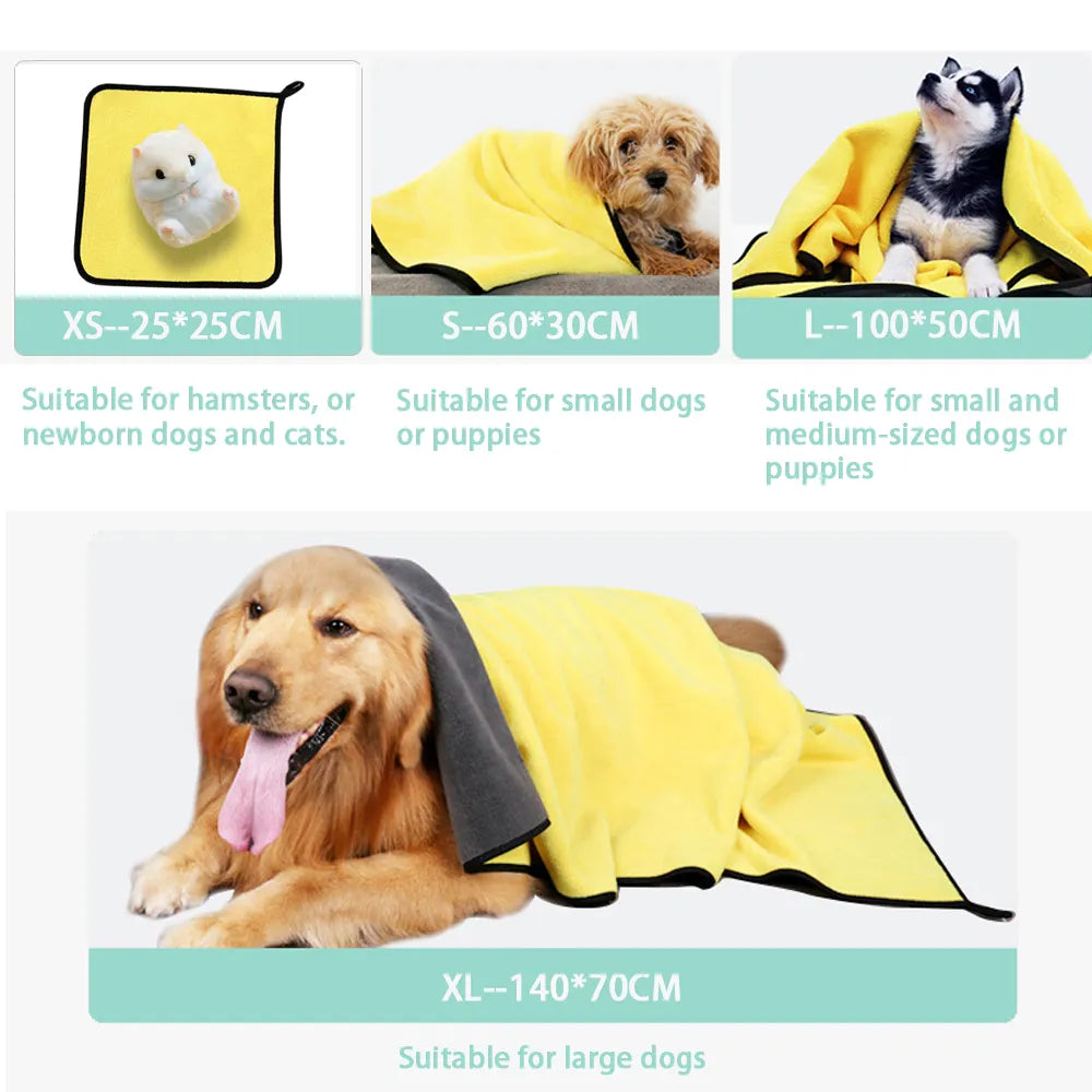 Quick-drying & Soft Pets Towel