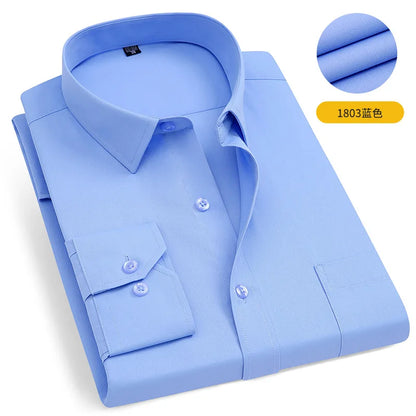 Plus Size Men's Business Casual Shirts