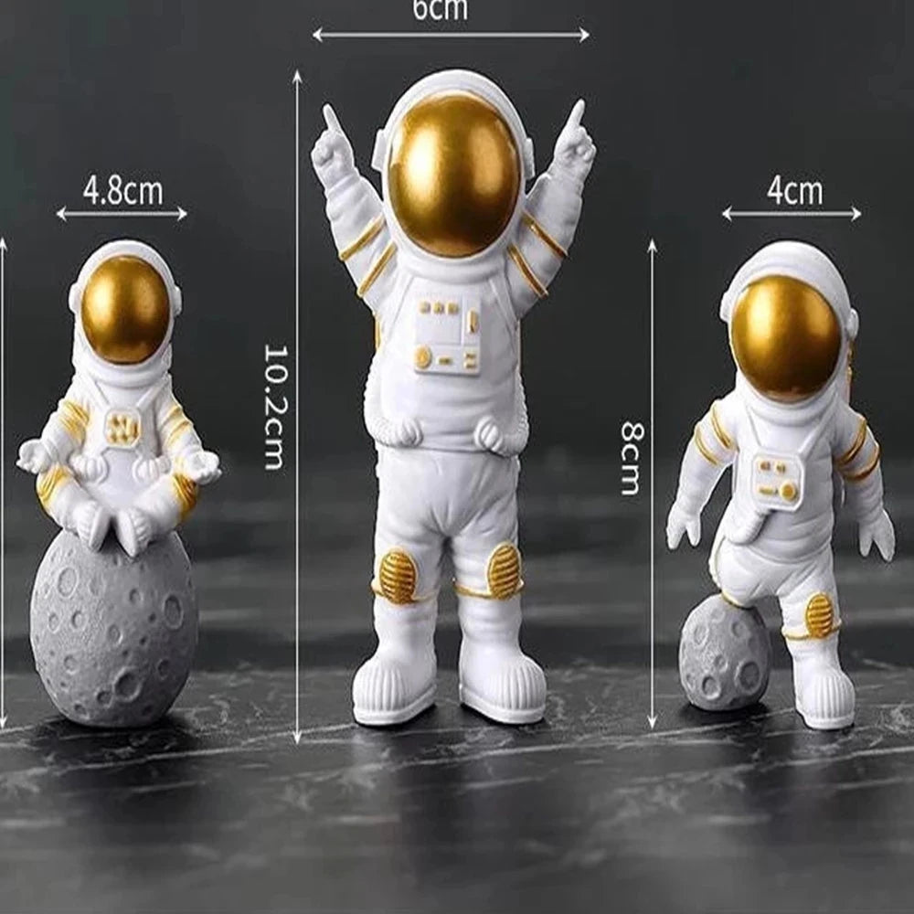 Figurine d’astronaute en résine - Décor de bureau éducatif