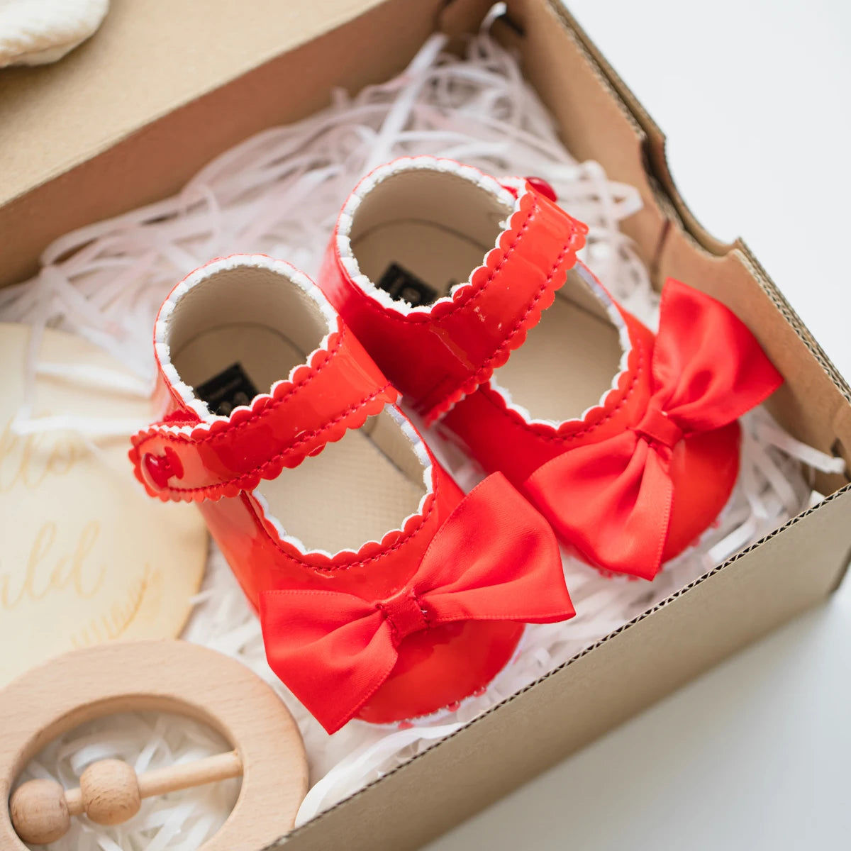 Meckior Classic Bowknot Baby Girl Shoes