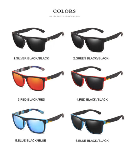 Ultra-Light Rectangular Polarized Photochromic Sunglasses