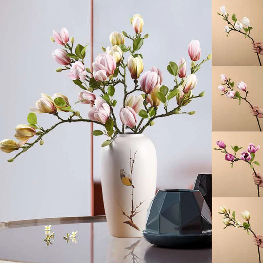 Artificial Magnolia Branch for Home & Wedding