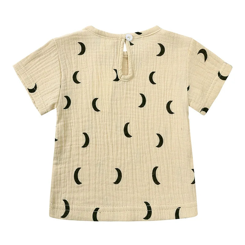 Freizeit-Set aus T-Shirt und Shorts mit Print für Kinder