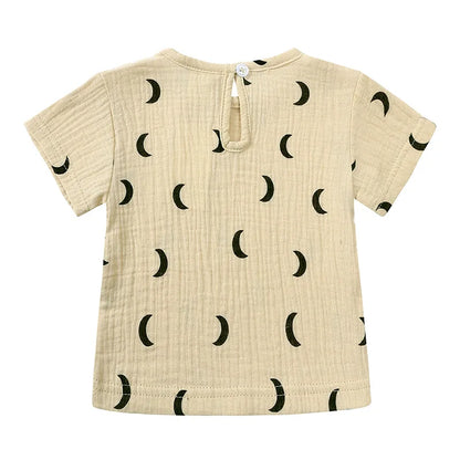 Freizeit-Set aus T-Shirt und Shorts mit Print für Kinder