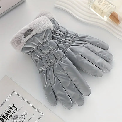 Gants imperméables coupe-vent à la mode d'hiver