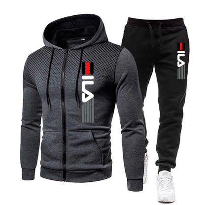 Nouveau survêtement tendance pour homme : sweat à capuche et jogging