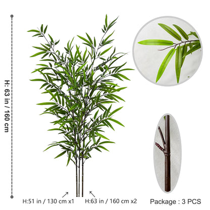 130-210cm Artificial Bamboo Leaves Wedding Decor