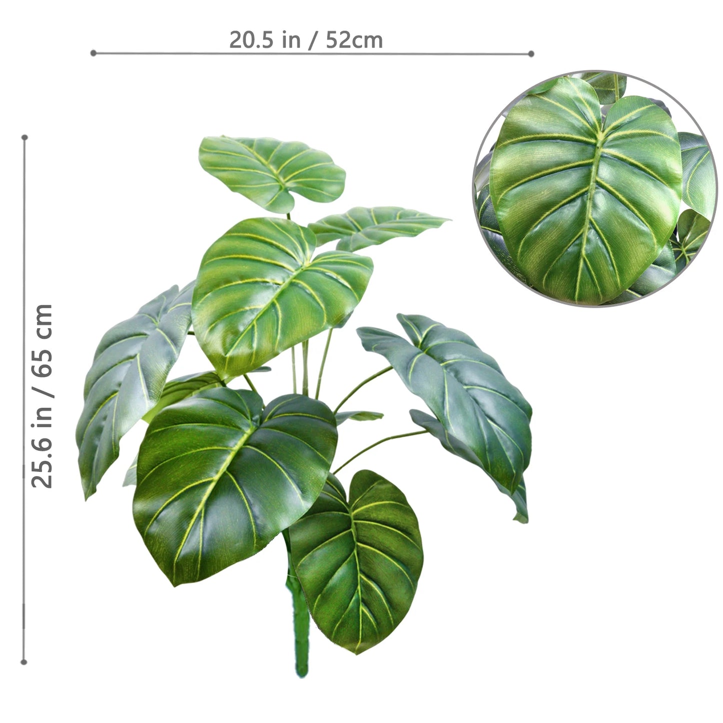 100 cm künstliche Monstera Pothos Alocasia Dekoration