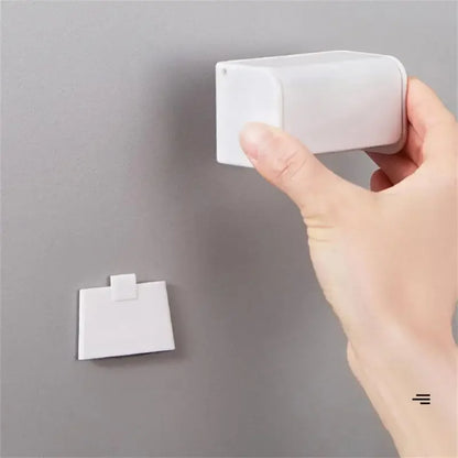 Punch-Free Wall-Mounted Toothbrush and Toothpaste Holder