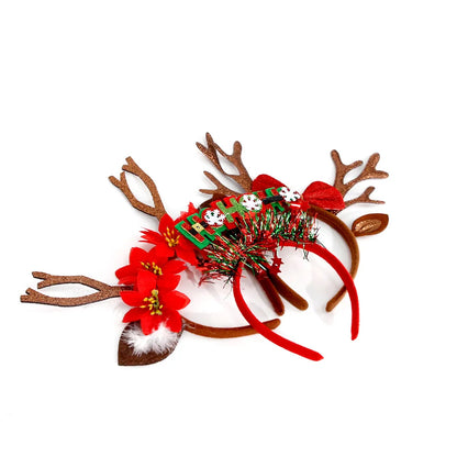 Cute Christmas Antler Headbands for Women