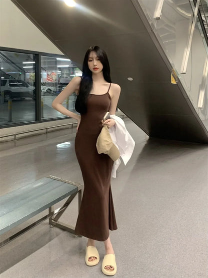 Robes maxi moulantes à manches courtes pour femmes