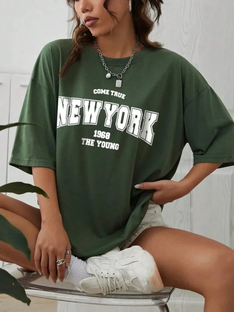 T-shirt oversize New York Is Young