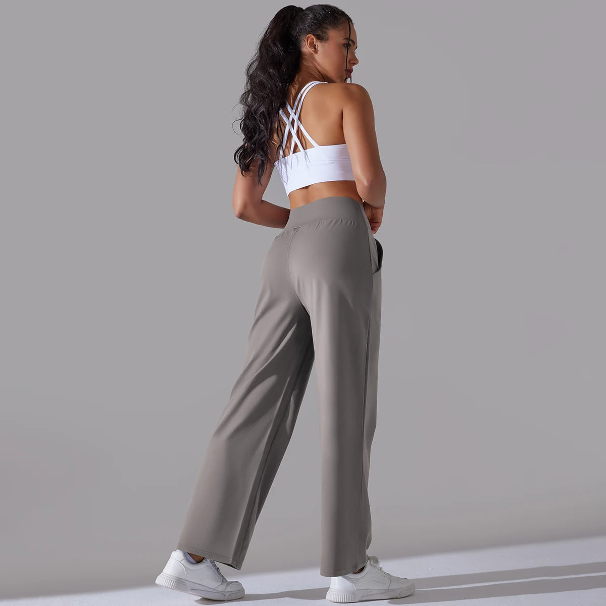 Wide Leg High Waist Yoga Pants