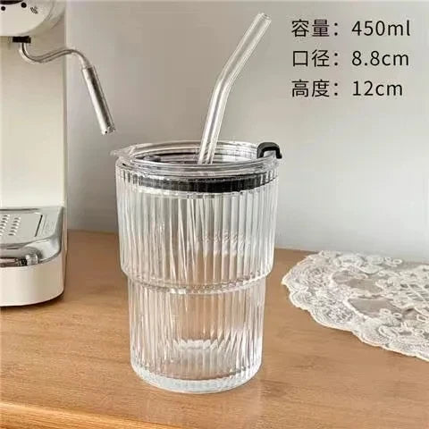 Ensemble de tasses en verre sans plomb de 450 ml