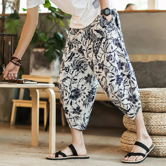 Harajuku Summer Baggy Calf Length Pants