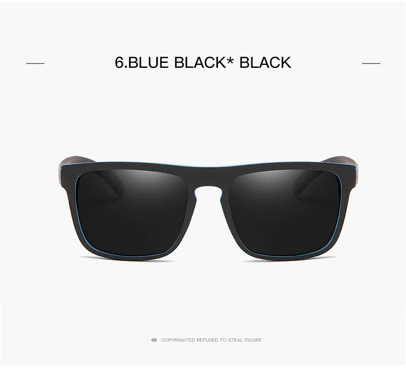 Ultra-Light Rectangular Polarized Photochromic Sunglasses