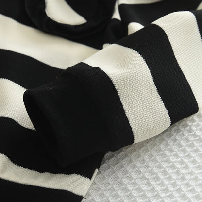 Schlaghosen-Set „Menoea“ mit Plissee und Streifen