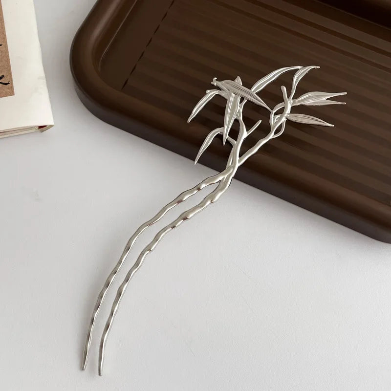 Damen Vintage Essstäbchen Schlangen Haarstäbe