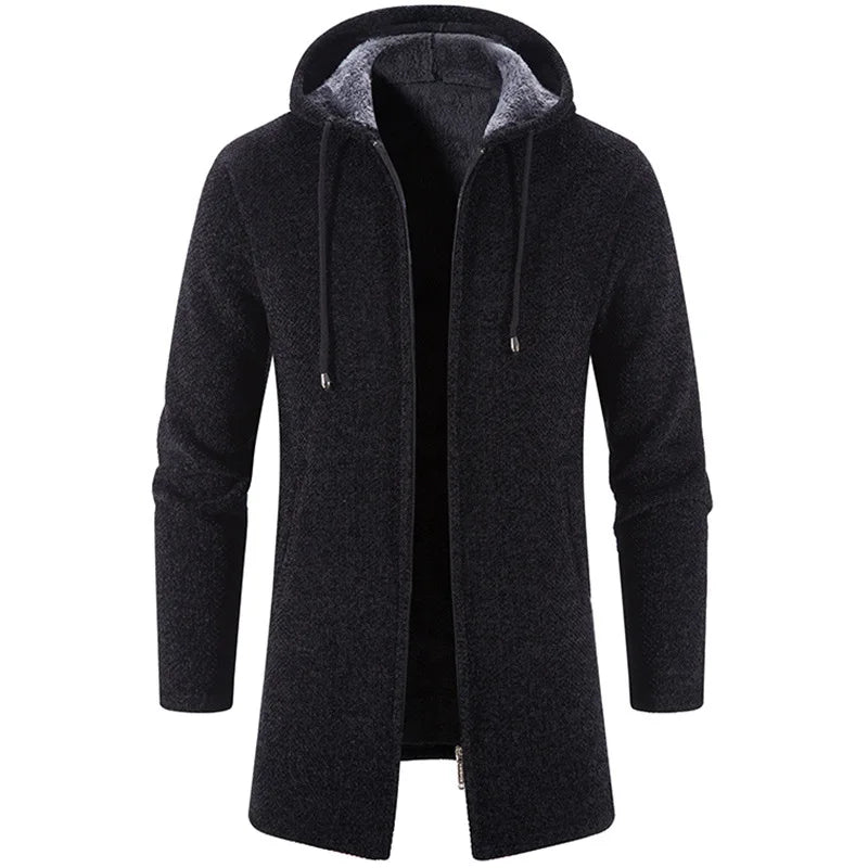 Men's  Autumn Winter Hot Warm Zipper Cardigan Sweaters