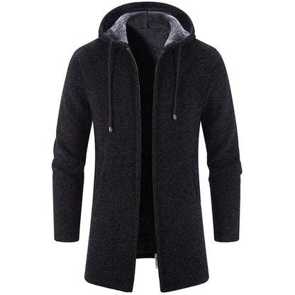 Men's  Autumn Winter Hot Warm Zipper Cardigan Sweaters