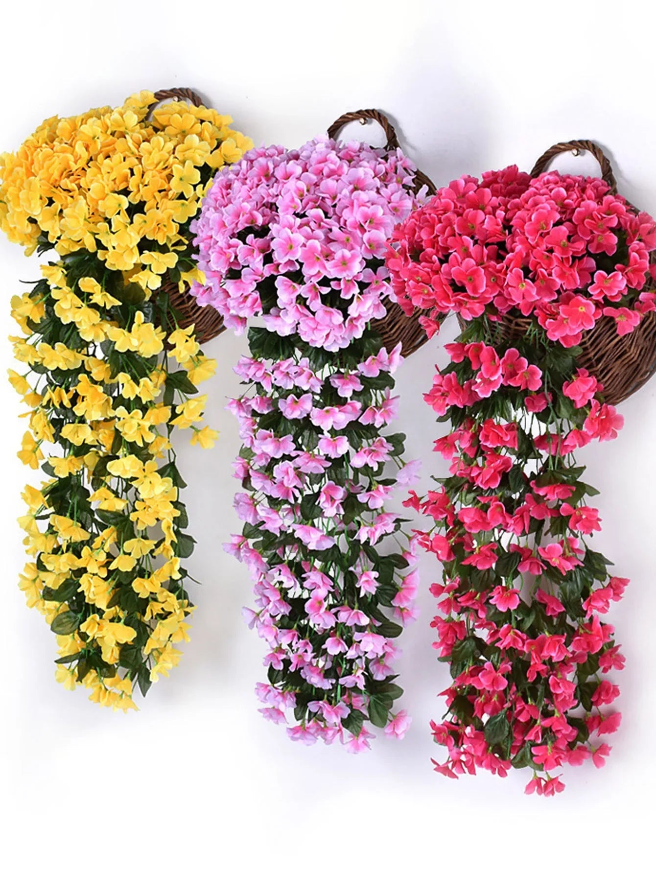 Artificial Violet Ivy Hanging Flowers for Outdoor and Home Decor