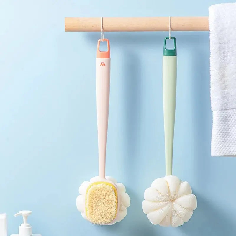 Long Handle Loofah Back Scrubber for Exfoliating and Massage