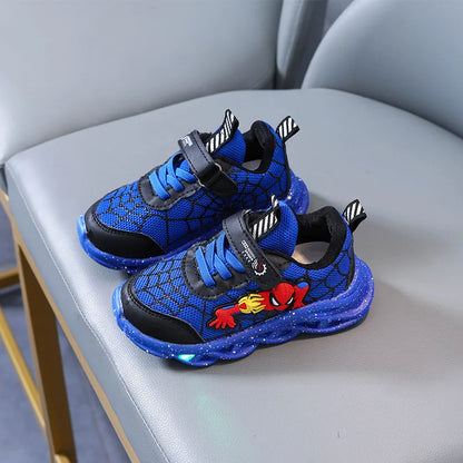 Disney LED Sneakers Boys Mesh Non-Slip Shoes